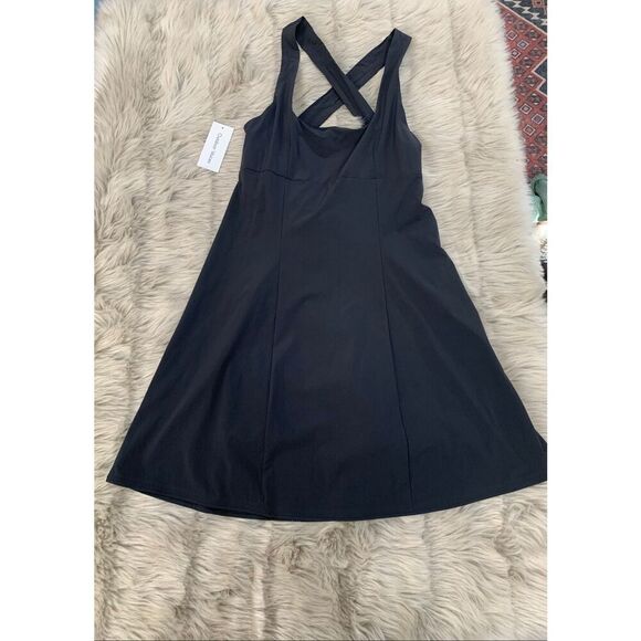 Outdoor Voices Cross Back Black Dress Small - Picture 2 of 8